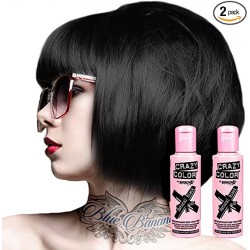 Vopsea de Par Crazy Colors 100ml -nr.32-NATURAL BLACK Vopsea de par